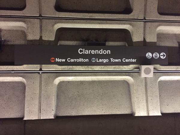 Clarendon Metro Station